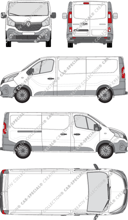 Renault Trafic van/transporter, 2014–2019 (Rena_561)