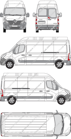 Renault Master van/transporter, 2014–2019 (Rena_610)
