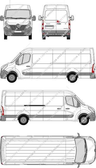 Renault Master van/transporter, 2014–2019 (Rena_619)