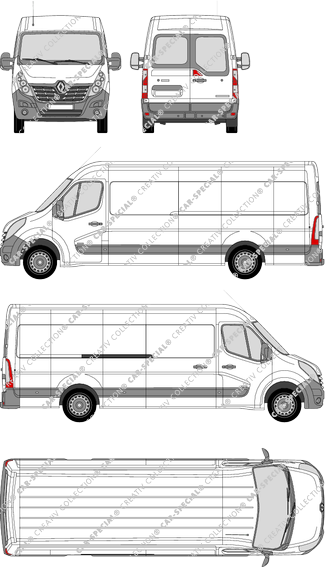 Renault Master van/transporter, 2014–2019 (Rena_621)