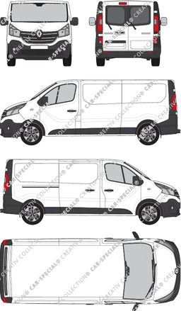 Renault Trafic van/transporter, 2019–2021 (Rena_730)