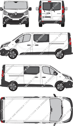 Renault Trafic van/transporter, 2019–2021 (Rena_735)