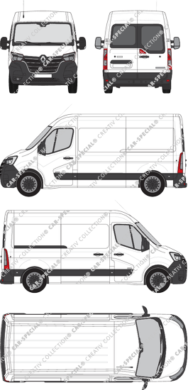 Renault Master van/transporter, 2019–2024 (Rena_777)