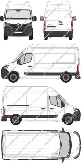 Renault Master van/transporter, 2019–2024 (Rena_783)