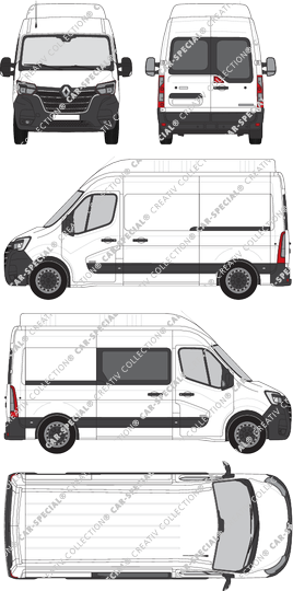 Renault Master van/transporter, 2019–2024 (Rena_788)