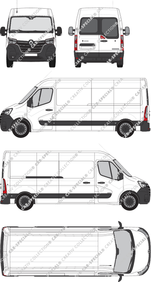Renault Master van/transporter, 2019–2024 (Rena_793)