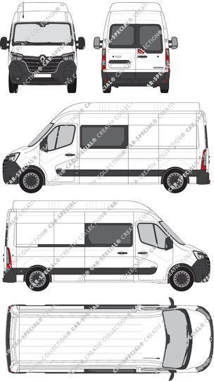 Renault Master furgone, 2019–2024 (Rena_805)