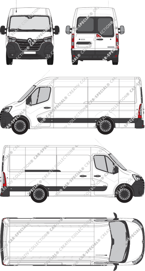 Renault Master van/transporter, 2019–2024 (Rena_809)