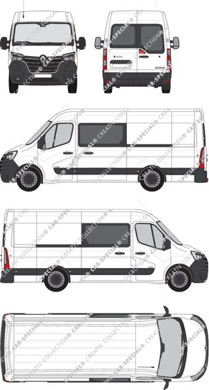 Renault Master van/transporter, 2019–2024 (Rena_814)