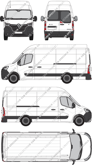 Renault Master van/transporter, 2019–2024 (Rena_818)