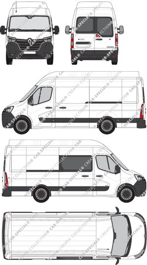 Renault Master van/transporter, 2019–2024 (Rena_820)
