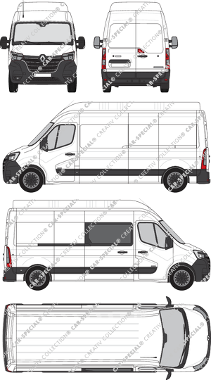 Renault Master van/transporter, 2019–2024 (Rena_907)