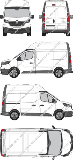 Renault Trafic van/transporter, current (since 2022) (Rena_975)