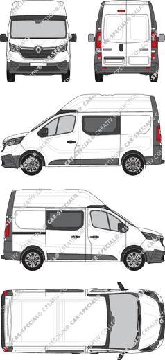 Renault Trafic van/transporter, current (since 2022) (Rena_981)
