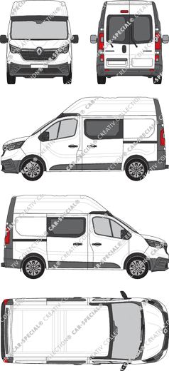 Renault Trafic van/transporter, current (since 2022) (Rena_984)