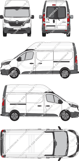 Renault Trafic van/transporter, current (since 2022) (Rena_988)