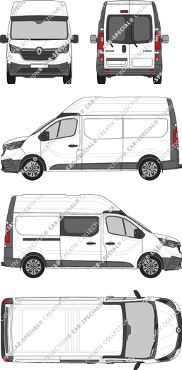 Renault Trafic van/transporter, current (since 2022) (Rena_990)