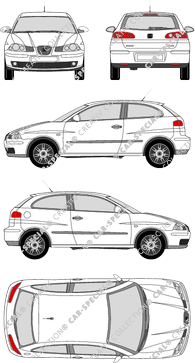 Seat Ibiza Kombilimousine, 2002–2006 (Seat_021)
