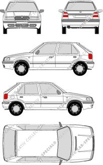 Škoda Felicia Kombilimousine, 1998–2001 (Skod_002)