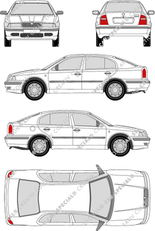 Škoda Octavia Limousine, 1996–2004 (Skod_006)