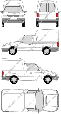 Škoda Felicia Pick-up, 1995–2001 (Skod_009)