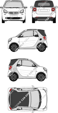 Smart Fortwo Cabrio, 2016–2019 (Smar_018)