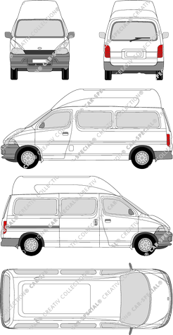 Toyota HiAce Kleinbus, 1998–2004 (Toyo_027)