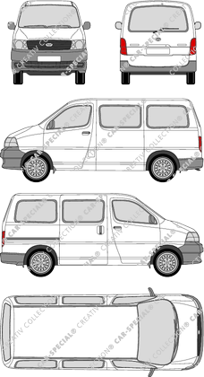 Toyota HiAce Kleinbus, 2006–2013 (Toyo_113)