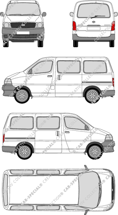 Toyota HiAce Kleinbus, 2006–2013 (Toyo_114)