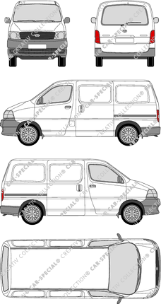 Toyota HiAce Kastenwagen, 2006–2013 (Toyo_116)