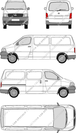 Toyota HiAce Kastenwagen, 2006–2013 (Toyo_119)