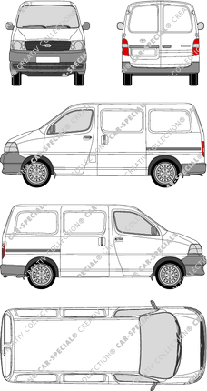 Toyota HiAce Kastenwagen, 2006–2013 (Toyo_142)