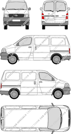 Toyota HiAce Kastenwagen, 2006–2013 (Toyo_144)