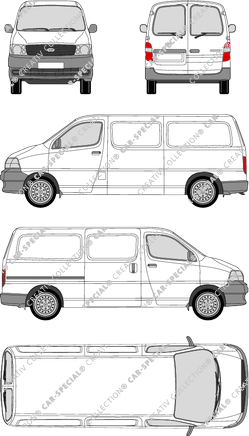 Toyota HiAce Kastenwagen, 2006–2013 (Toyo_145)