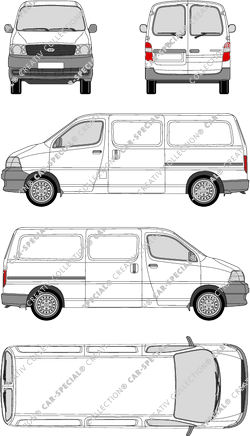 Toyota HiAce Kastenwagen, 2006–2013 (Toyo_146)
