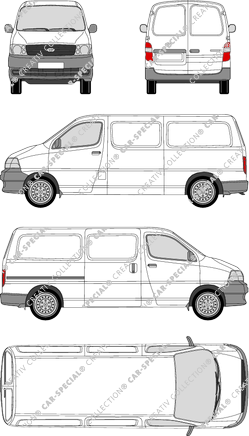 Toyota HiAce Kastenwagen, 2006–2013 (Toyo_147)