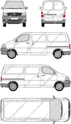 Toyota HiAce Kastenwagen, 2006–2013 (Toyo_148)