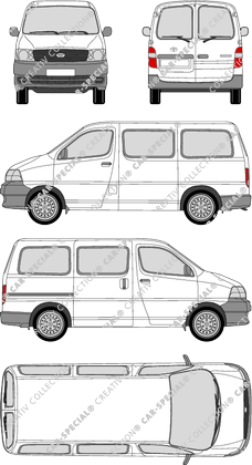 Toyota HiAce Kleinbus, 2006–2013 (Toyo_149)