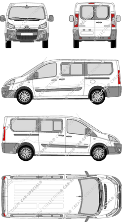 Toyota Proace, Kleinbus, L2H1, Rear Wing Doors, 2 Sliding Doors (2013)