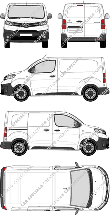 Toyota Proace van/transporter, 2016–2024 (Toyo_214)