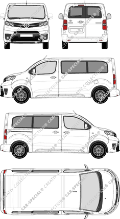 Toyota Proace Verso camionnette, 2016–2024 (Toyo_240)