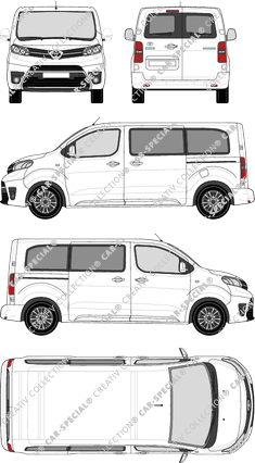 Toyota Proace Verso camionnette, 2016–2024 (Toyo_241)