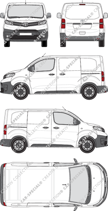 Toyota Proace van/transporter, 2016–2024 (Toyo_245)