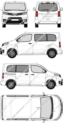 Toyota Proace Verso minibus, 2016–2024 (Toyo_268)