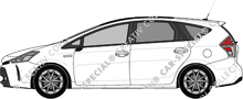 Toyota Prius Kombilimousine, 2017–2021