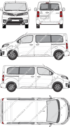 Toyota Proace Electric Verso camionnette, 2021–2024 (Toyo_381)