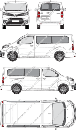Toyota Proace Electric Verso minibus, 2021–2024 (Toyo_382)