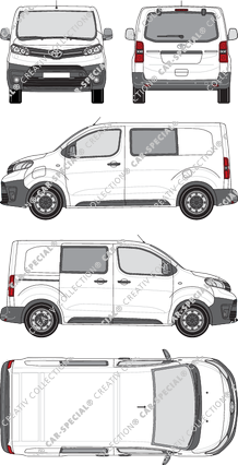 Toyota Proace Electric van/transporter, 2021–2024 (Toyo_388)