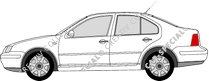 Volkswagen Bora limusina, 1998–2005