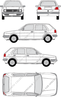 Volkswagen Golf Hayon, 1983–1992 (VW_011)